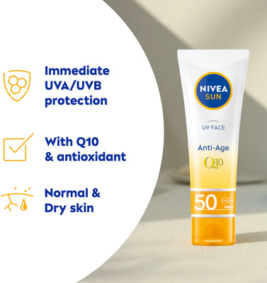 NIVEA Sun Q10 Anti-Age & Anti-Pigment SPF 50